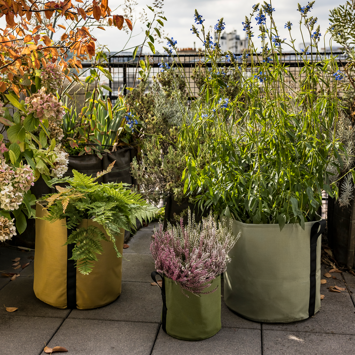 Jardinière accrochée 2 (17L) Olive