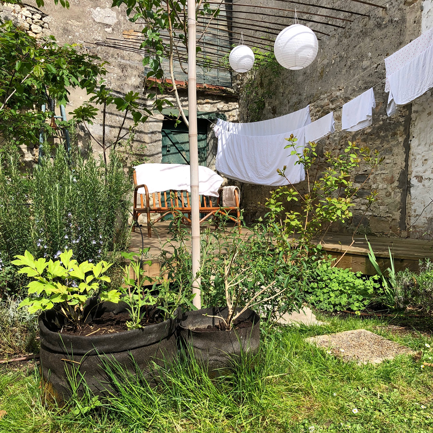 Jardinière accrochée 4 (35L) Olive