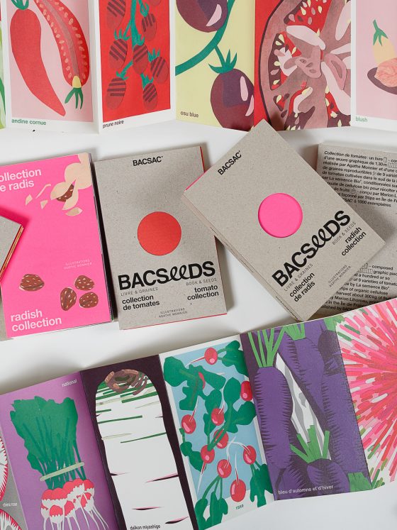 BACSEEDS, collection de livres de graines édité par BACSAC